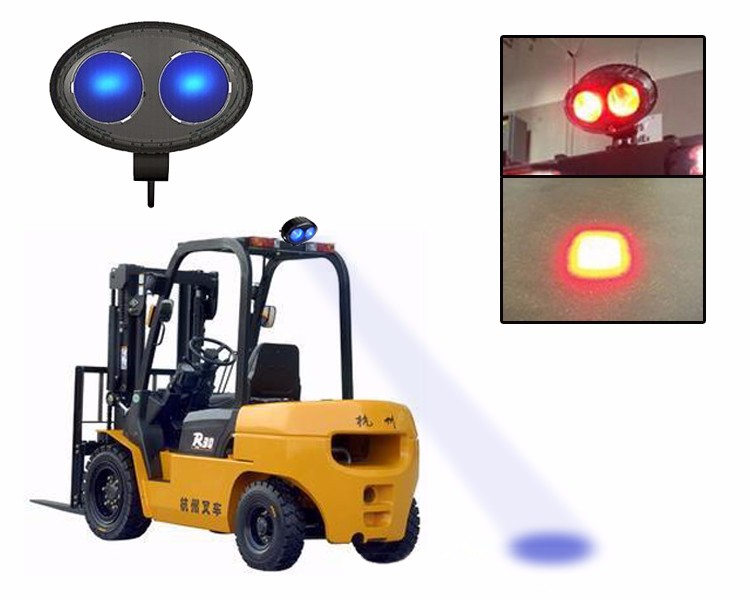 XRLL-Blue Forklift Led Light Warehouse Safety Warning Lamp Spot 10V -80V DC0 XRLL-Blue Forklift Led Light Warehouse Safety Warning Lamp Spot 10V -80V DC0