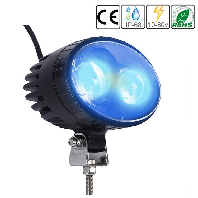 customizable XRLL Blue Spot Safety Forklift Led Light 10-80v DC manufacturer China customizable XRLL Blue Spot Safety Forklift Led Light 10-80v DC manufacturer China