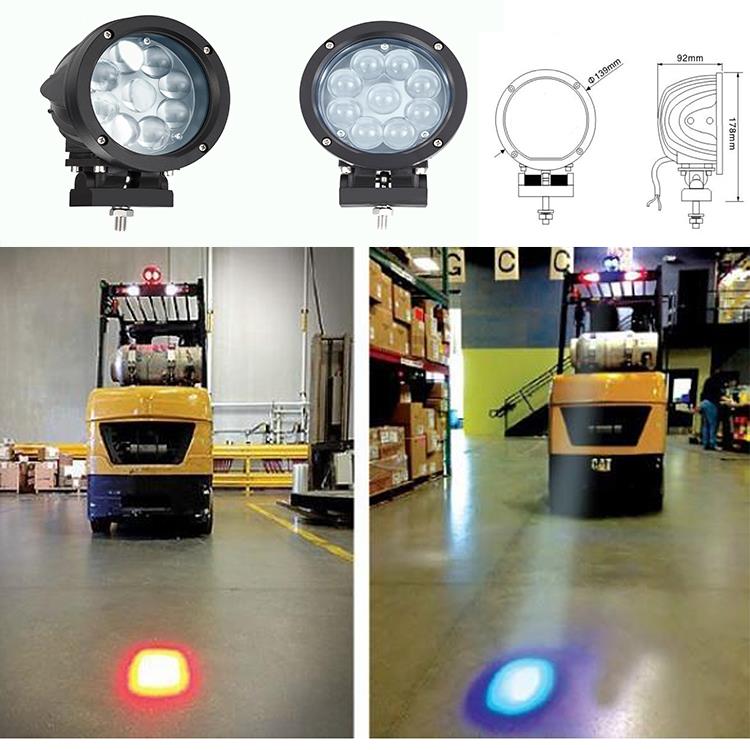 Customizable DV Safety Blue Point Led Work Light Forklift Warning Lights supplier Customizable DV Safety Blue Point Led Work Light Forklift Warning Lights supplier
