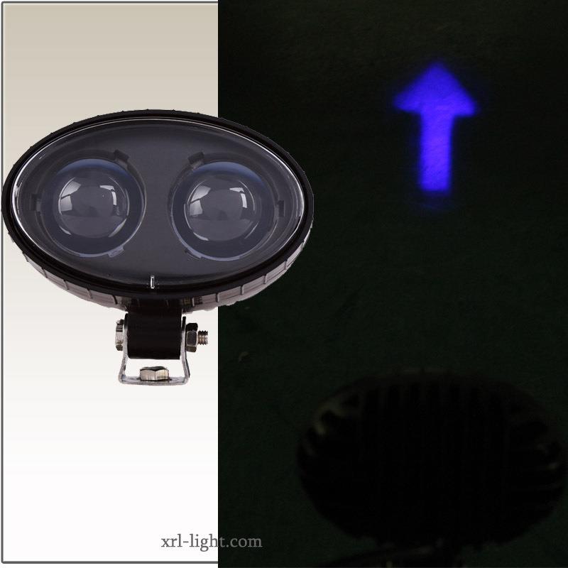 DC10V 50W Blue Or Red Arrow Led Forklights Safety Spotlight Forklift Pedestrian Safety Warning Light manufacturer DC10V 50W Blue Or Red Arrow Led Forklights Safety Spotlight Forklift Pedestrian Safety Warning Light manufacturer