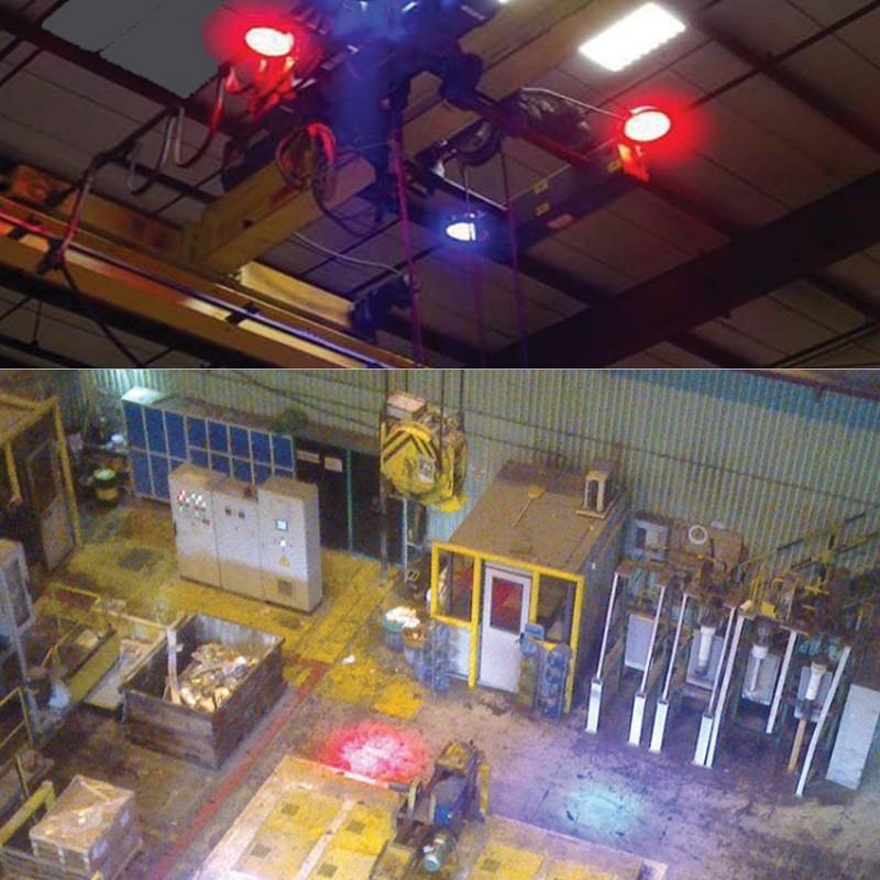 Customizable DV 72W Overhead Crane Safety Zone Warning Light 10-48V DC factory Customizable DV 72W Overhead Crane Safety Zone Warning Light 10-48V DC factory