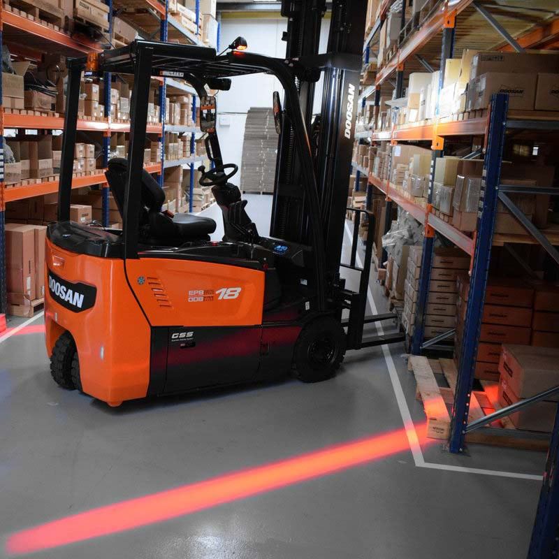 customizable Red Or Blue Safety Zone Line Warning Light 10-80V DC supplier China customizable Red Or Blue Safety Zone Line Warning Light 10-80V DC supplier China