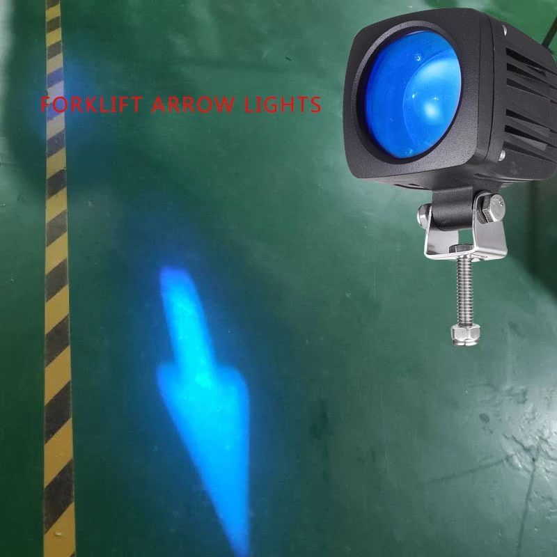 Customizable DV Blue Arrow Landmark Indicator Forklift Safety Work Light 10-80VDC OEM Customizable DV Blue Arrow Landmark Indicator Forklift Safety Work Light 10-80VDC OEM
