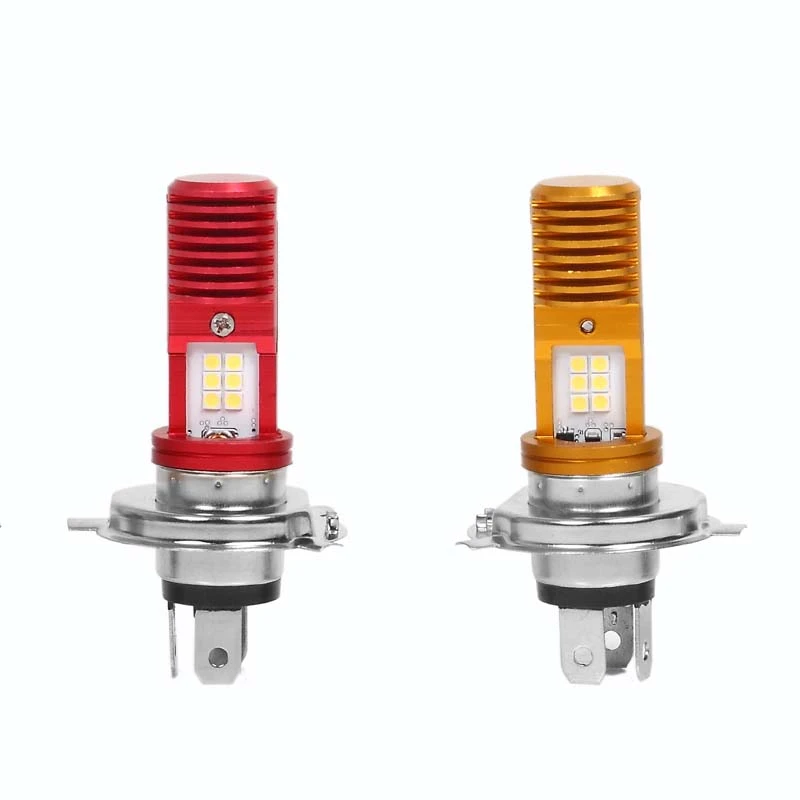 Customizable DV H4 Led Motorcycle Headlight Bulb LED-H4 7/7W PX43T Three Grasping OEM Customizable DV H4 Led Motorcycle Headlight Bulb LED-H4 7/7W PX43T Three Grasping OEM