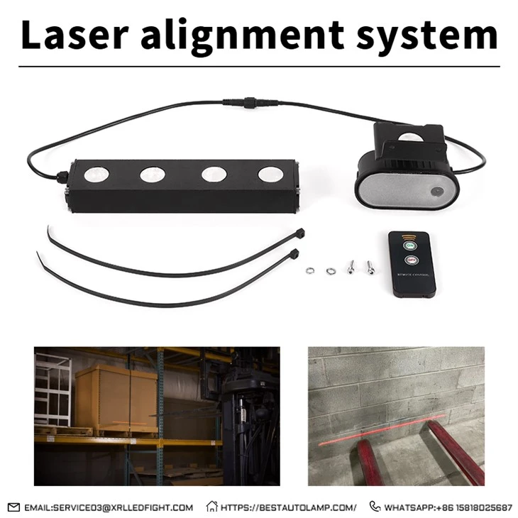 Infrared Laser Alignment System For Forklift Pallet Location