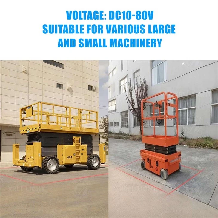 Customizable DC 17V 57W Customizable Laser-Guide Fork Guidance System Forklift Line Light 1334X industrial in China