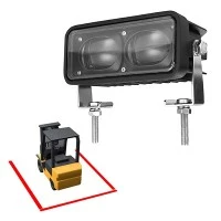 Waterproof red led keep out zone safety light 1081E