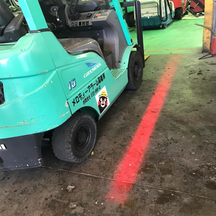Customizable design XRLL Keep Out No Go Red Zone Danger Warning lamp Led Forklift Light supplier in China