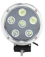 XRLL 7inch Round 60W 6pcs LED Offroad Auto LED Work Light for Car
