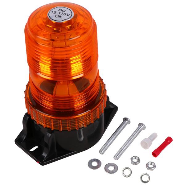 Customizable design XRLL15W LED Forklift Car Truck Bus Roof 15W Strobing Flashing Warning Light (Amber/Yellow) factory in China