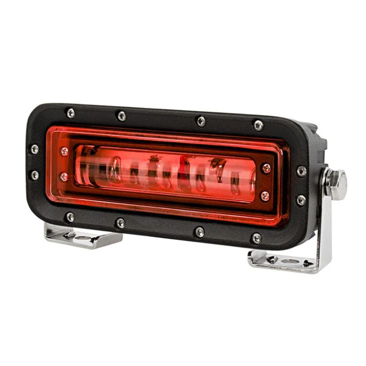red zone forklift lights