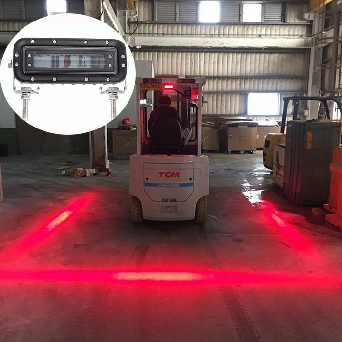 XRLL Red Zone Leds Forklift Light Safety Warning No Go Line Light For Forklift ROSH Certificated