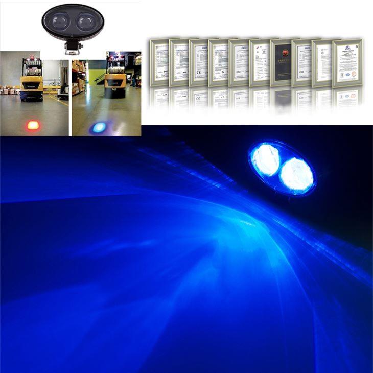Customizable design LED Blue Spot Point Tow Tractor Safety Warning Light wholesale in China