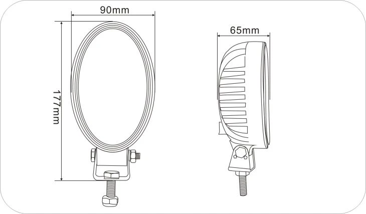 Customizable design LED Forklift Safety Light Flood Beam Light Warehouse Safe Warning Light wholesale in China