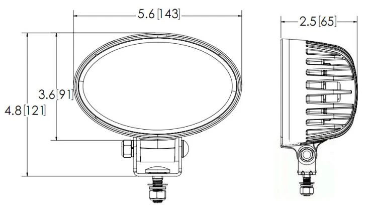 Customizable design LED12W Forklift Blue Spotlight LED Forklift Reversing Warning Light supplier in China