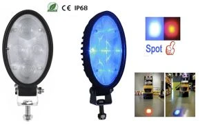 Spot Beam Forklift Lights Blue Or Red Color Option