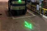 Green Strobe Arrow LED Forklift Safety Light For Truck