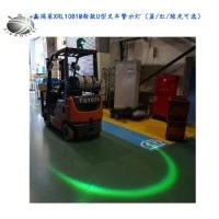 New Forklift Curved Safety Light U-beam Forklift Safety Light Led Warning Light E9 Certified Patented Product 10-80V DC