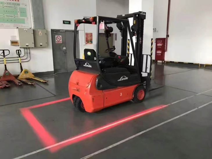 Super Concentrated Light Mini Line Area Light Forklift Border Safety Signal Light 10-80V DC E9 Certification