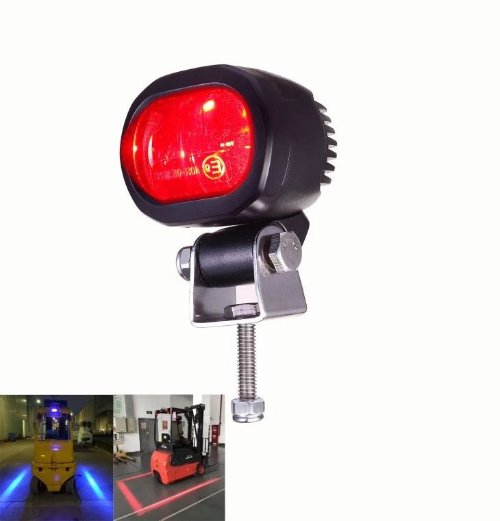 Forklift Red Zone Side Mount Pedestrian Light