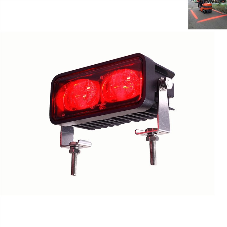 Red Zone Forklift Safety LED Pedestrian Warning Light