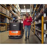 LED Forklift Safe Driving Indicating Arrow Light Hazardous Area Warning Light 10-80V DC