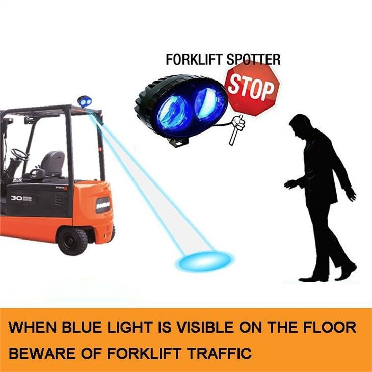 Blue Red Arrow Spot Light Forklift Safety Warning Lights