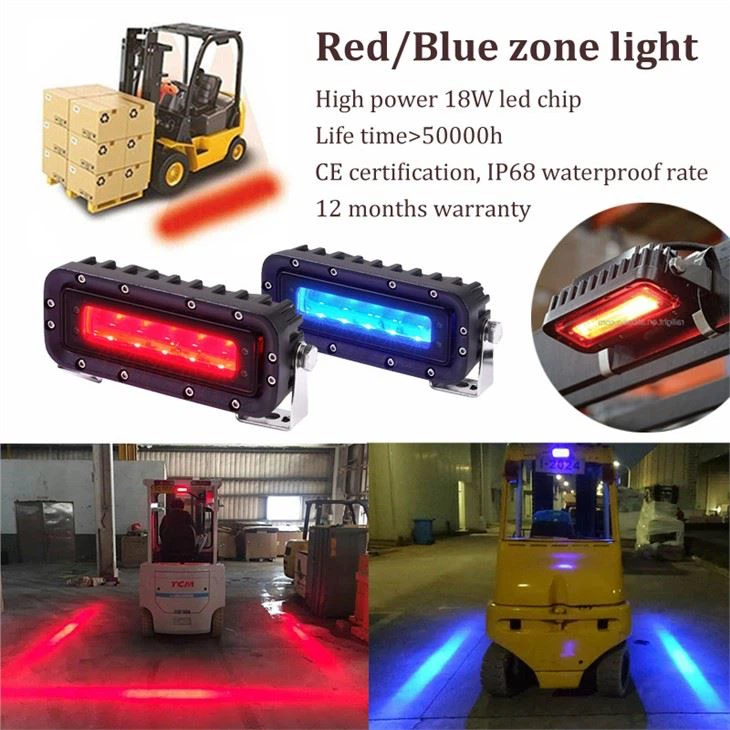 Forklift Side-Mount Pedestrian Safety Warning Light