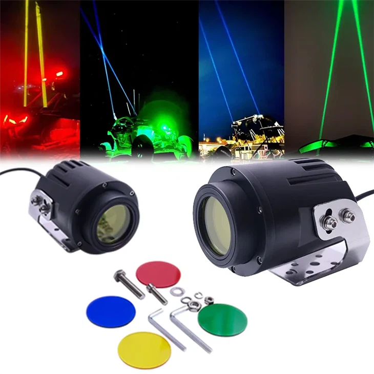 Motorcycle Accessories, Fog Lights, LED 15w Laser Spotlights Are Required For Driving Cars, Trucks, And Off-road ,SXS,UTV Work Led Whip Lights