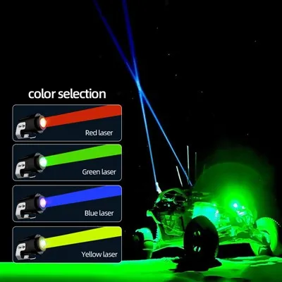 3 Inch 15w Motorcycle Led Flag Antenna Light