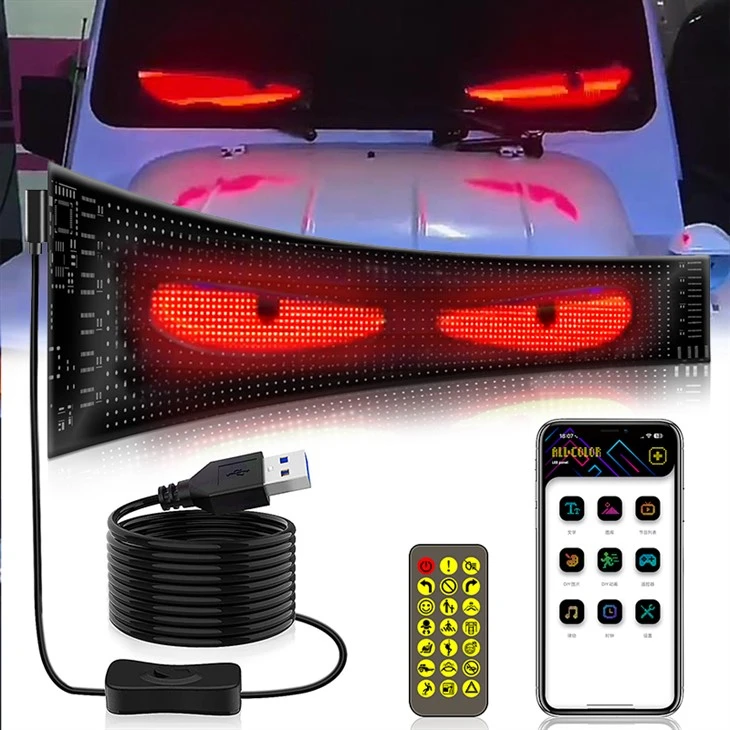 Customizable DC 11V 51W Car LED Sign Devil's eye supplierin China