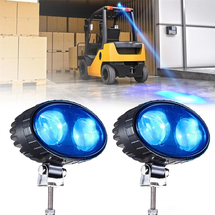 Blue Arrow Light Forklift Safety Reversing Warning Light factory